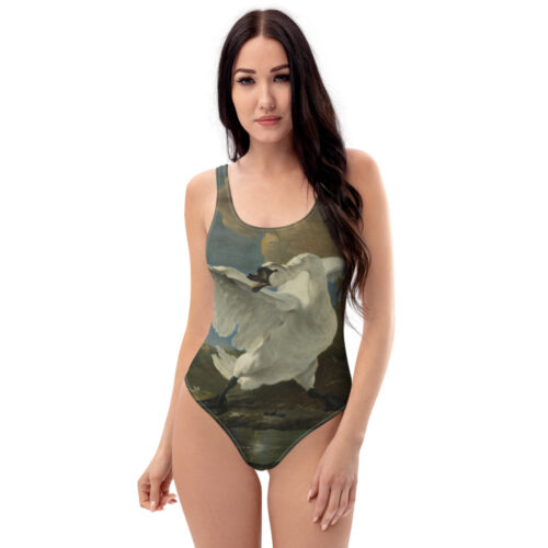 The Threatened Swan one-piece swimsuit