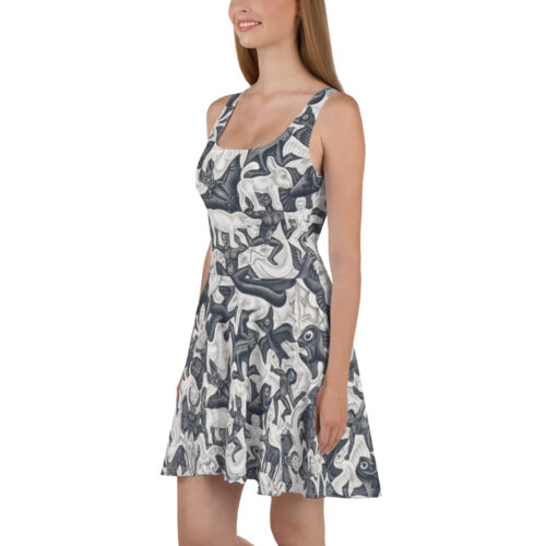 Escher skater dress
