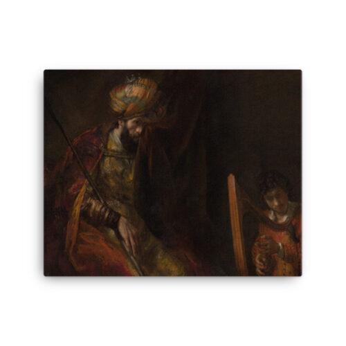 Saul and David canvas