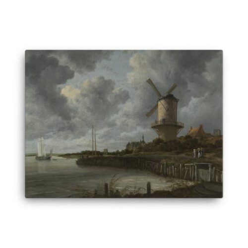The Windmill at Wijk bij Duurstede canvas