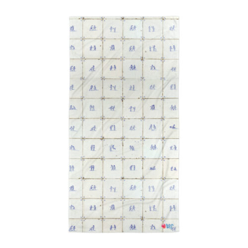 Delft Blue beach towel