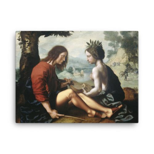 Allegory of Nature as the Mother of Art canvas